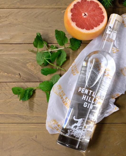 Our Gin Bottle, Mint and Grapefruit - Pentland Hills Gin